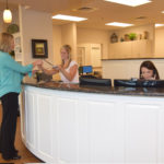 Dental office front desk