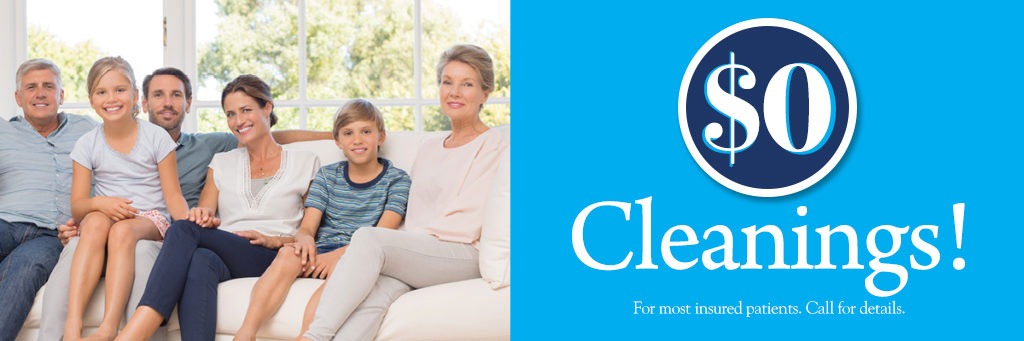 $0 Cleanings, Call for Details