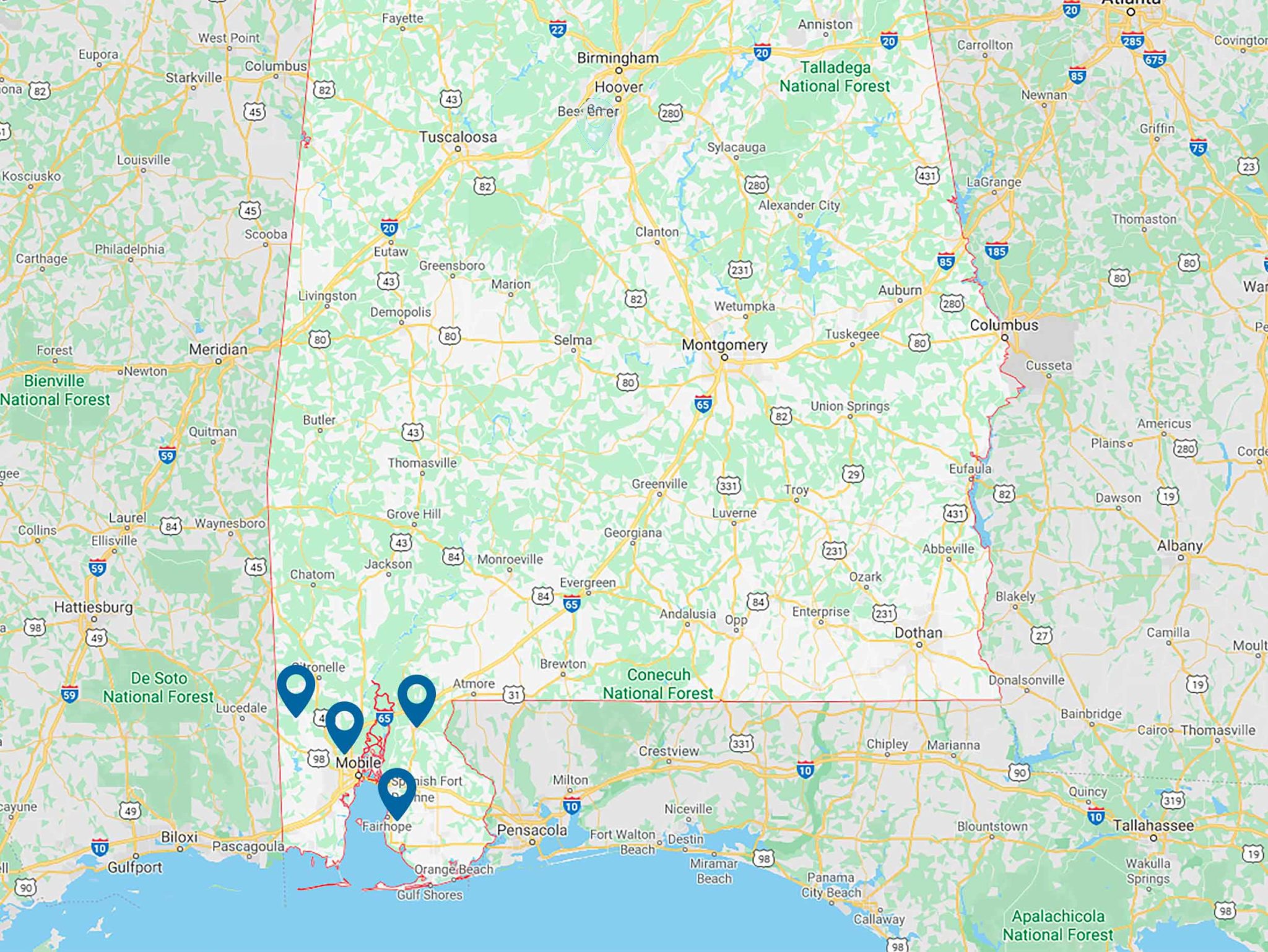 Northcutt Dental Locations in Alabama