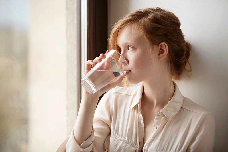 Girl Drinking Water